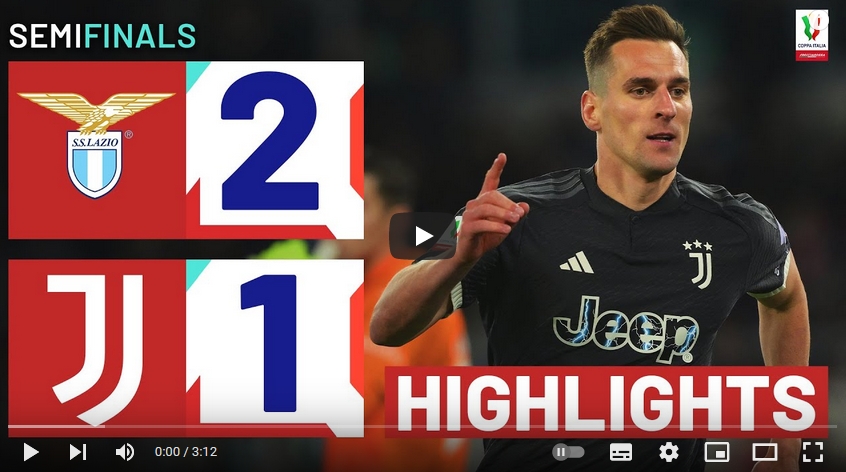 คลิปไฮไลท์  ลาซิโอ 2 - 1 ยูเวนตุส | 23.04.2024