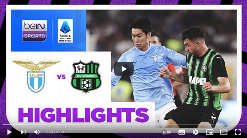 คลิปไฮไลท์  ลาซิโอ 1 - 1 ซัสเซาโล่ | 26.05.2024