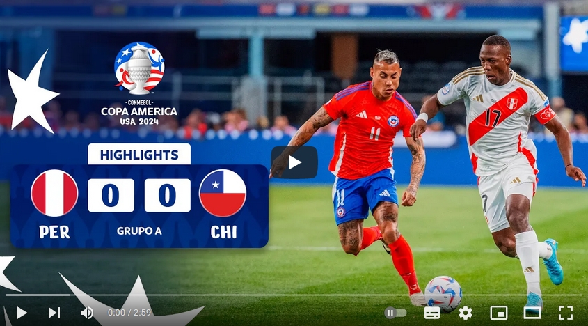 คลิปไฮไลท์  เปรู 0 - 0 ชิลี | 21.06.2024