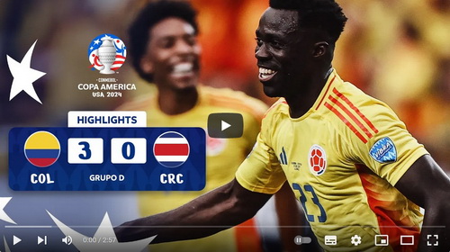 คลิปไฮไลท์  โคลัมเบีย 3 - 0 คอสตาริกา | 28.06.2024