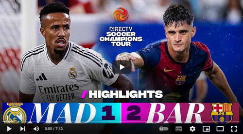 คลิปไฮไลท์ บาร์เซโลน่า 2 - 1 เรอัล มาดริด | 03.08.2024