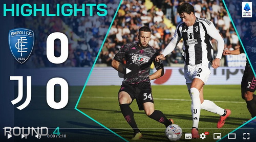 คลิปไฮไลท์  เอ็มโปลี 0 - 0 ยูเวนตุส | 14.09.2024