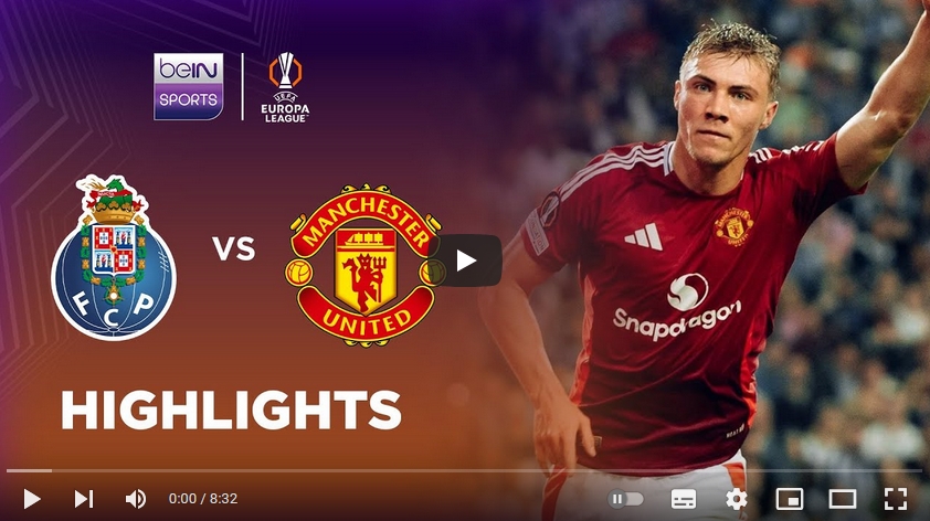 คลิปไฮไลท์  ปอร์โต้ 3 - 3 แมนเชสเตอร์ ยูไนเต็ด | 03.10.2024