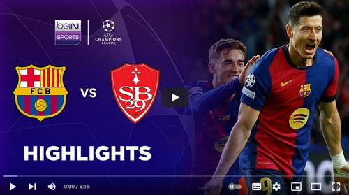 คลิปไฮไลท์  บาร์เซโลน่า 3 - 0 แบรสต์ | 26.11.2024