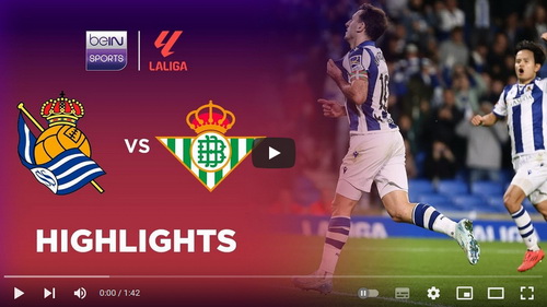 คลิปไฮไลท์  เรอัล โซเซียดาด 2 - 0 เรอัล เบติส | 01.12.2024