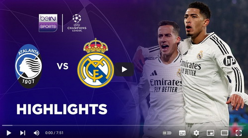 คลิปไฮไลท์  อตาลันต้า 2 - 3 เรอัล มาดริด | 10.12.2024