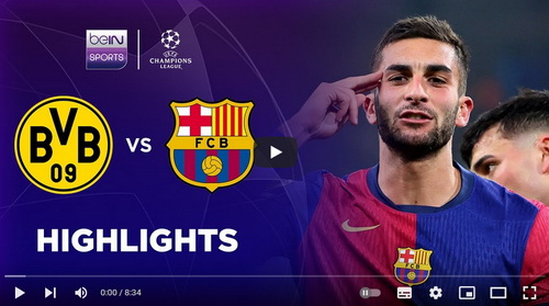 คลิปไฮไลท์  โบรุสเซีย ดอร์ทมุนด์ 2 - 3 บาร์เซโลน่า | 11.12.2024