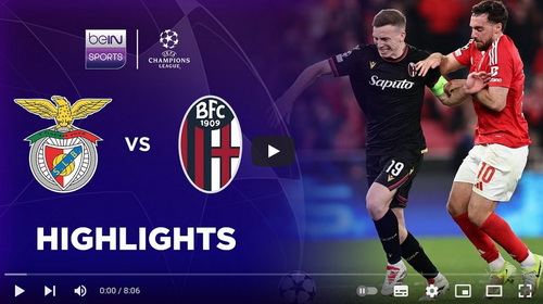 คลิปไฮไลท์  เบนฟิก้า 0 - 0 โบโลญญ่า | 11.12.2024