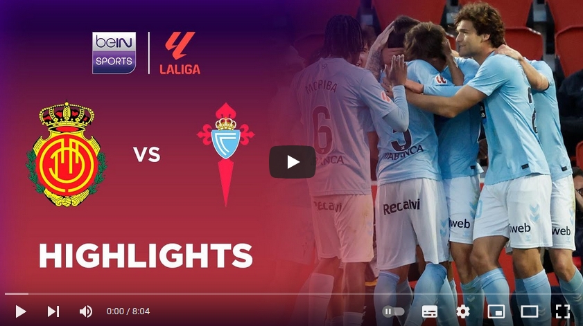 คลิปไฮไลท์  มายอร์ก้า 1 - 2 เซลต้า บีโก้ | 05.04.2025