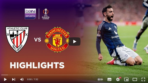 คลิปไฮไลท์  แอธเลติก บิลเบา 0 - 3 แมนเชสเตอร์ ยูไนเต็ด | 01.05.2025