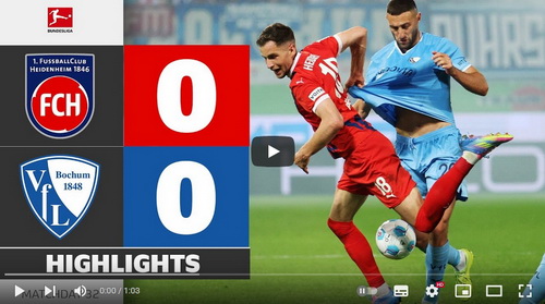 คลิปไฮไลท์  ไฮน์เดนเฮลม์ 0 - 0 เฟาเอฟแอล โบคุ่ม | 02.05.2025