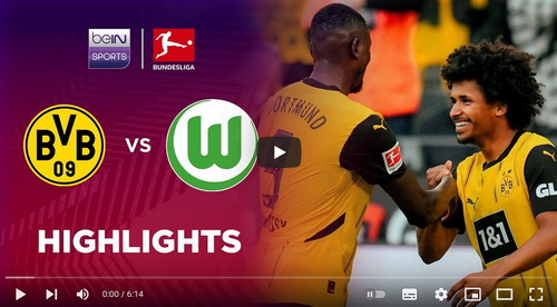 คลิปไฮไลท์  โบรุสเซีย ดอร์ทมุนด์ 4 - 0 โวล์ฟสบวร์ก | 03.05.2025