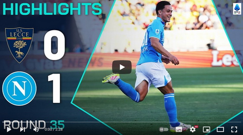 คลิปไฮไลท์  เลชเช่ 0 - 1 นาโปลี | 03.05.2025