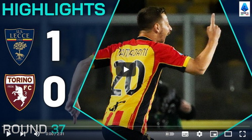 คลิปไฮไลท์  เลชเช่ 1 - 0 โตริโน่ | 18.05.2025